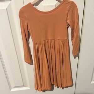 Kyte BABY Terracotta Long-Sleeve Dress